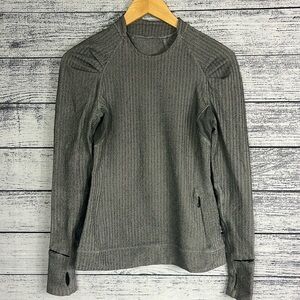 LULULEMON Athletica-Long Sleeve Herringbone Pullover/Top